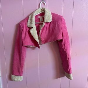 dolls kill Candy Handle It Beautifully Cropped Jacket